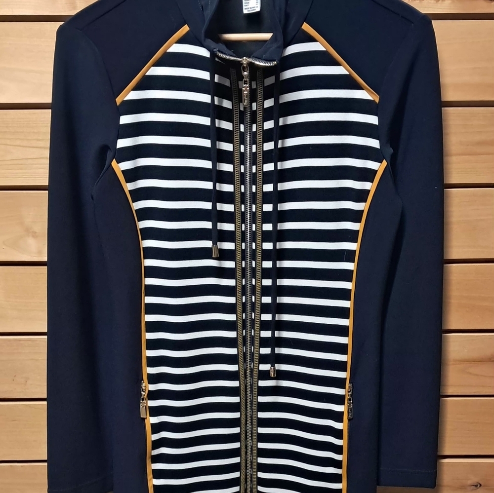 Joseph Ribkoff Nautical Jacket Size 8 - Picture 4 of 4
